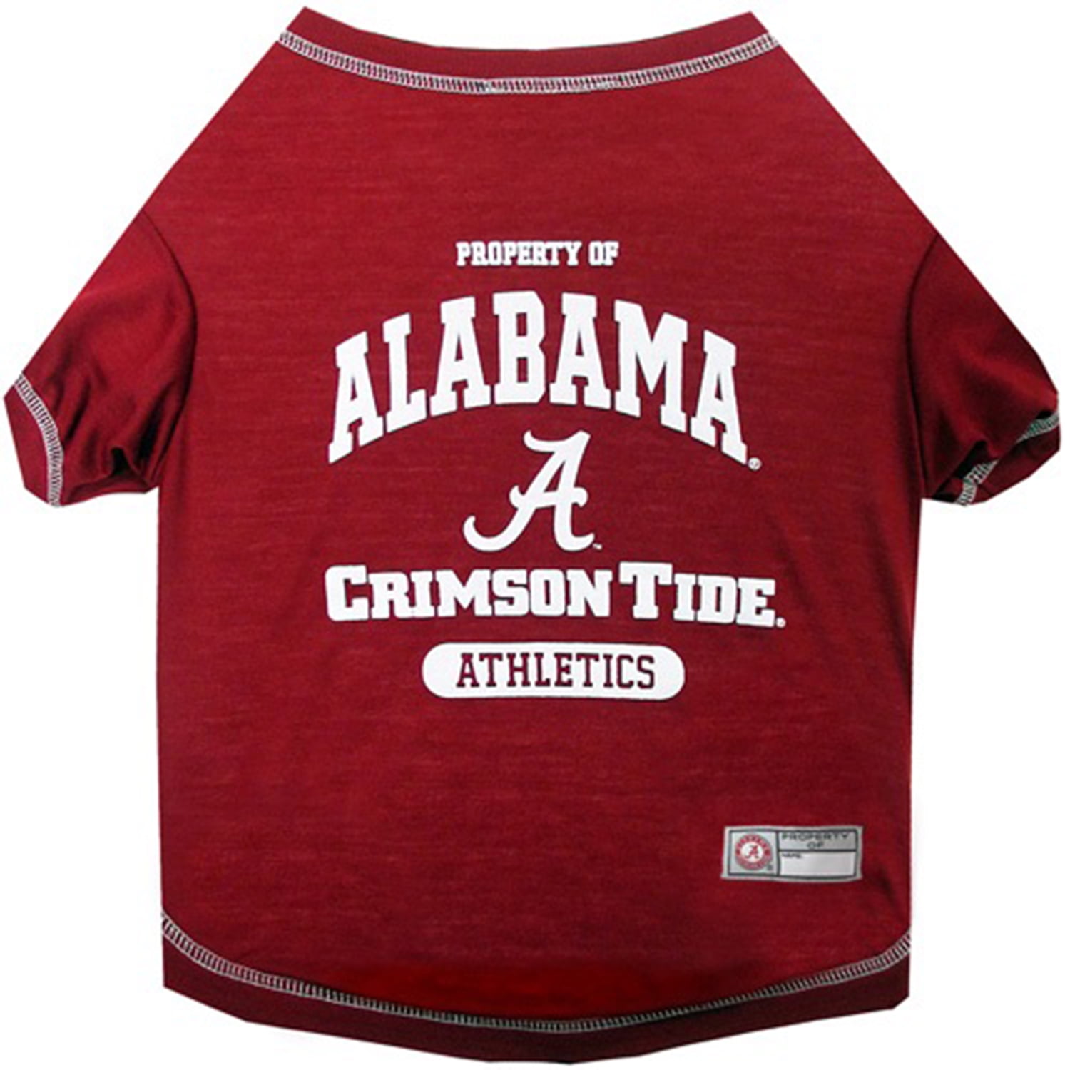 Pets First Collegiate Alabama Crimson Tide Pet Dog T-Shirt in 5 Sizes - Extra Small