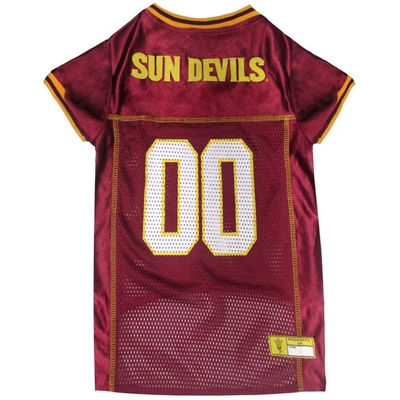 Pets First Collegiate Arizona State Sun Devils Football/Basketball Mesh Jersey for Pet Dog. available in 40+ Teams - Small