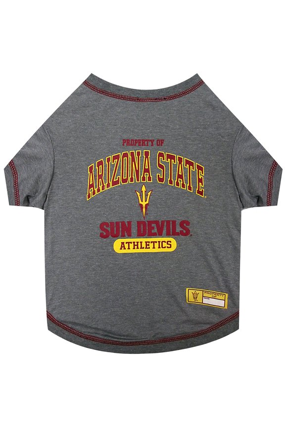 Collegiate Arizona State Sun Devils Pet Dog T-Shirt in 5 Sizes - Large