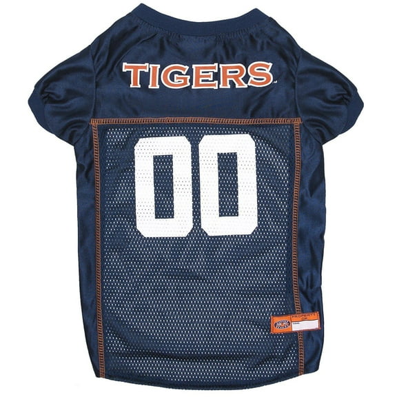 Pets First Collegiate Auburn Tigers Football/Basketball Mesh Jersey for Pet Dog. available in 40+ Teams - Medium