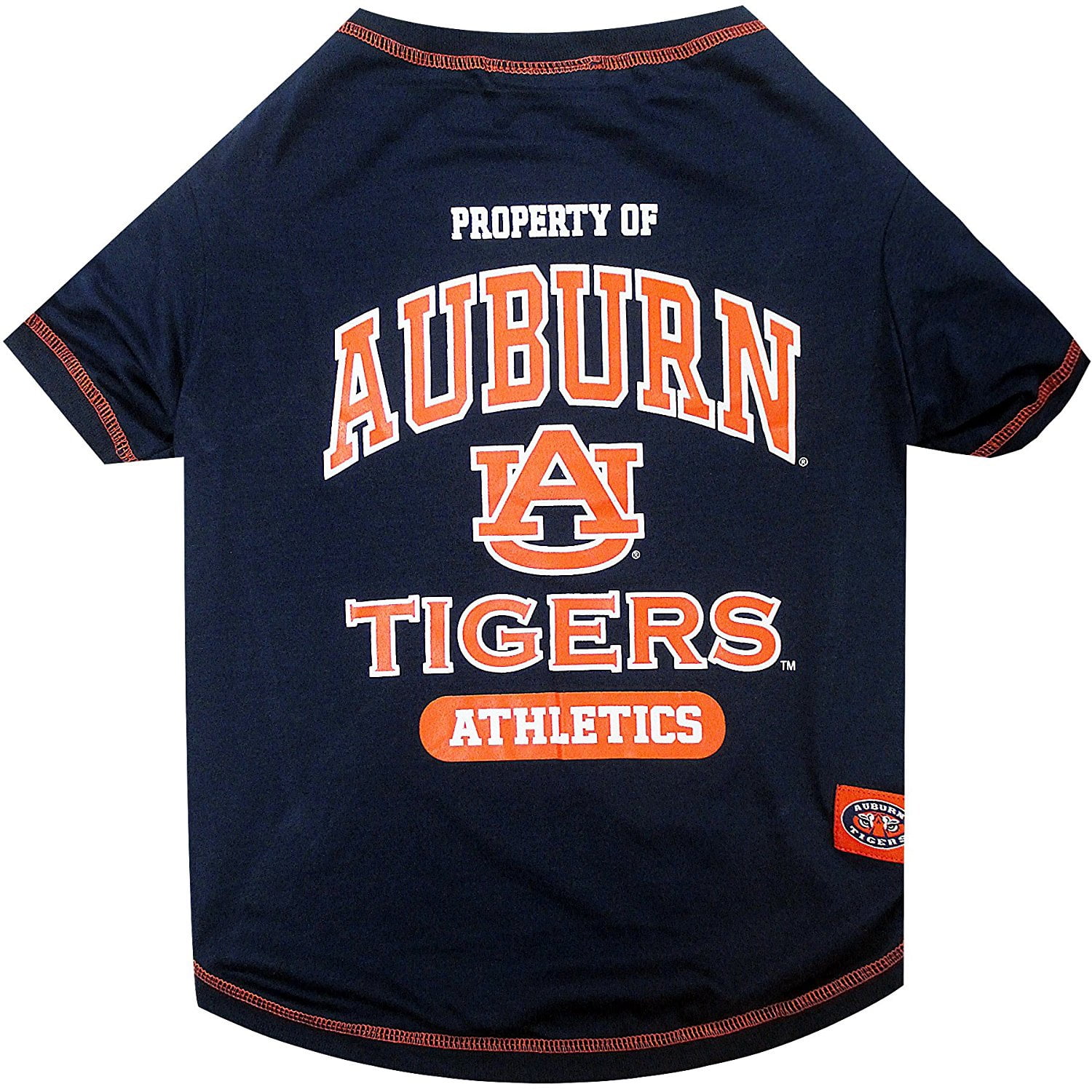 Pets First Collegiate Auburn Tigers Pet Dog T-Shirt in 5 Sizes - Medium