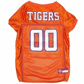 Pets First Collegiate Clemson Tigers Football/Basketball Mesh Jersey for Pet Dog. available in 40+ Teams - Small