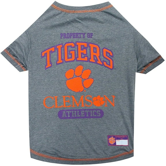 Pets First Collegiate Clemson Tigers Pet Dog T-Shirt in 5 Sizes - Medium