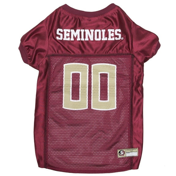 Pets First Collegiate Florida State Seminoles Football/Basketball Mesh Jersey for Pet Dog. available in 40+ Teams - Extra Large