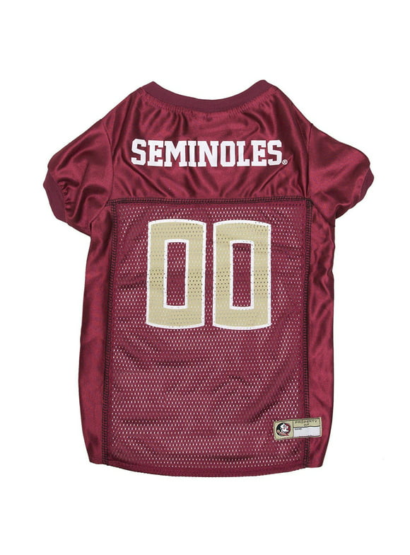 Pets First Collegiate Florida State Seminoles Football/Basketball Mesh Jersey for Pet Dog. available in 40+ Teams - Extra Large