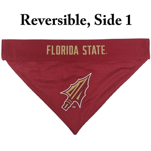 Pets First Collegiate Florida State Seminoles Reversible Bandana - Home & Away Mesh & Premium Embroidery for DOGS & CATS