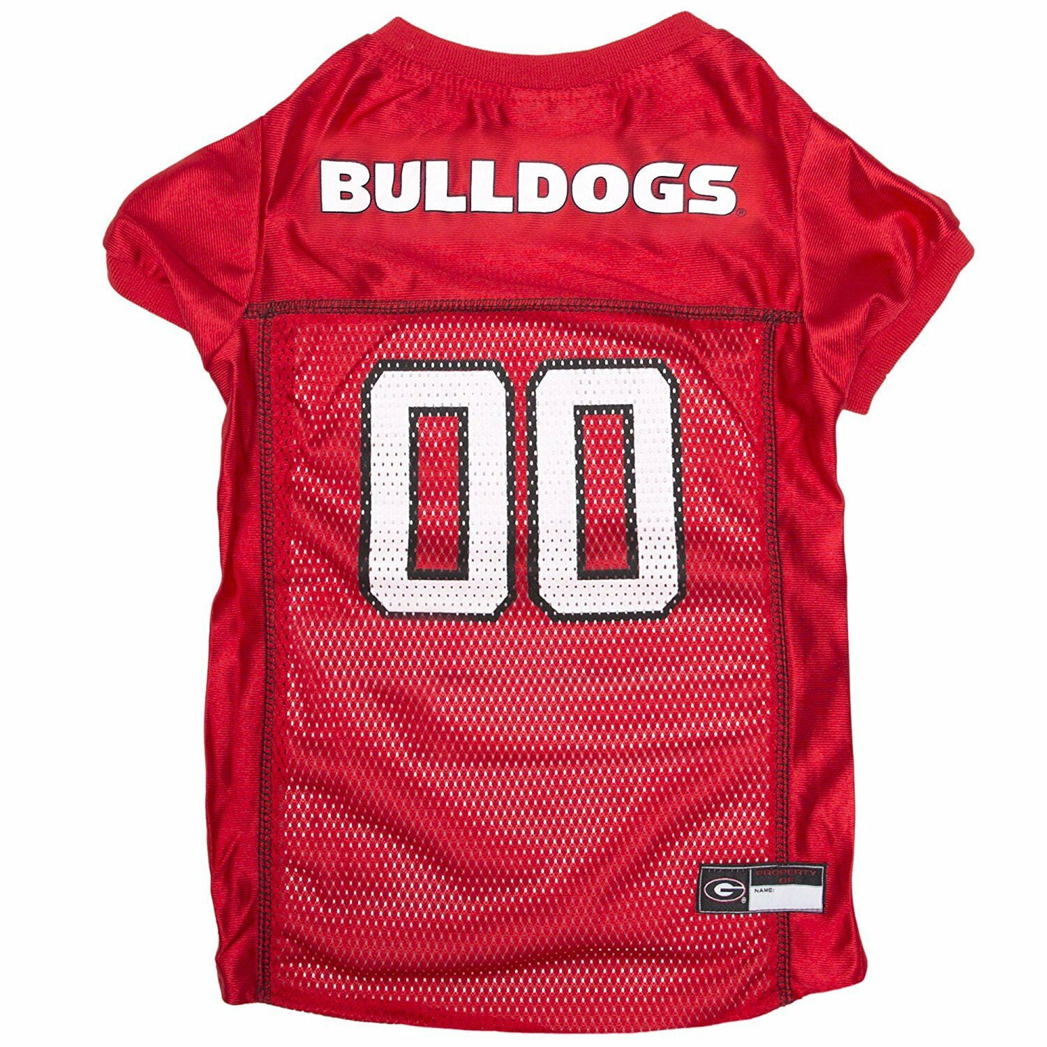Pets First Collegiate Georgia Bulldogs Football/Basketball Mesh Jersey for Pet Dog. available in 40+ Teams - Extra Large