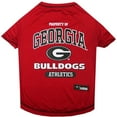 thumbnail image 1 of Pets First Collegiate Georgia Bulldogs Pet Dog T-Shirt in 5 Sizes - Small, 1 of 3