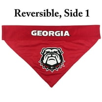 Pets First Collegiate Georgia Reversible Bandana -Home & Away Mesh & Premium Embroidery For Dogs & Cats