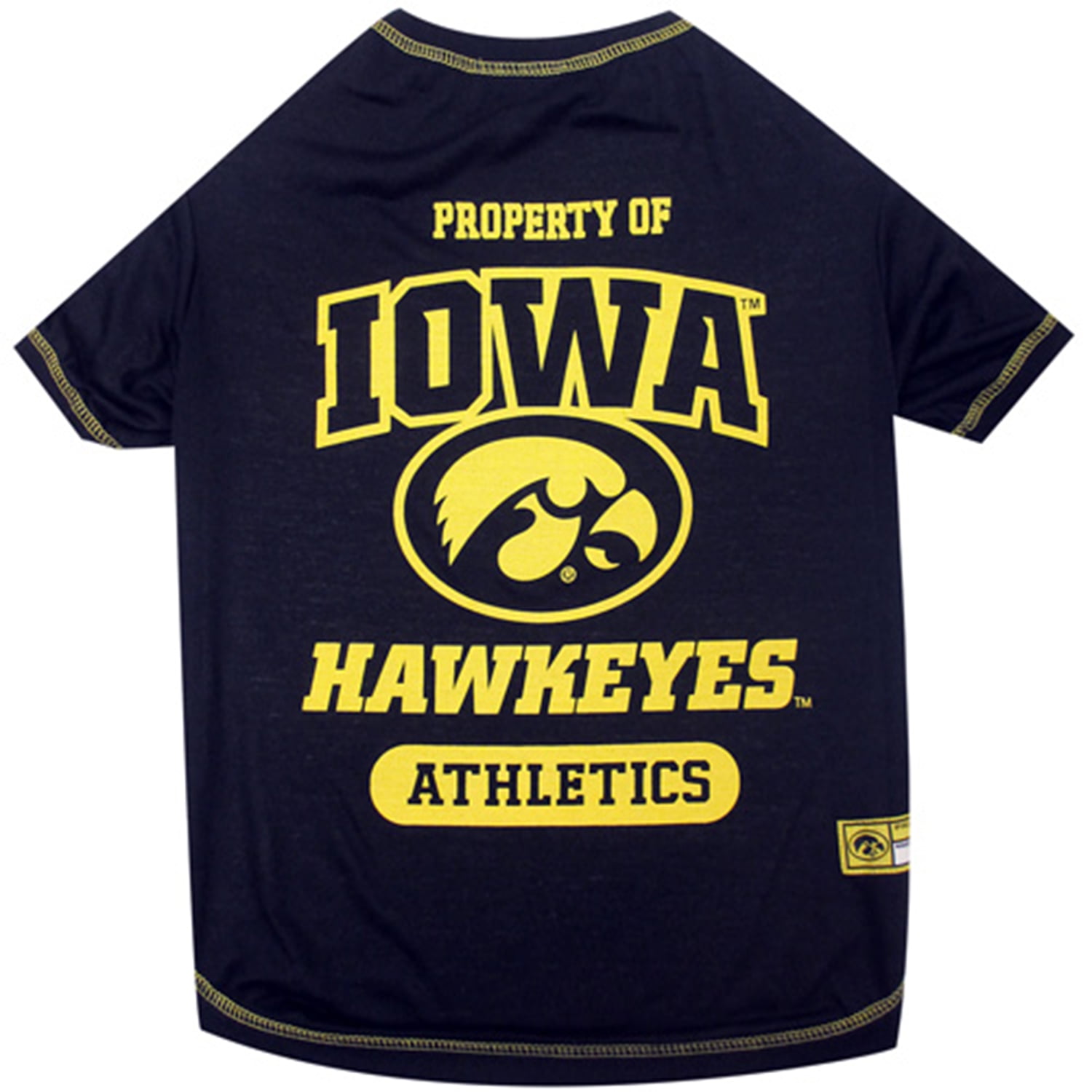 Pets First Collegiate Iowa Hawkeyes Pet Dog T-Shirt in 5 Sizes - Extra Large