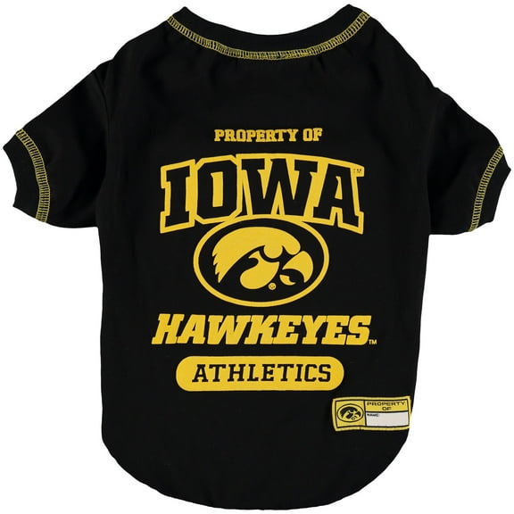 Pets First Collegiate Iowa Hawkeyes Pet Dog T-Shirt in 5 Sizes - Large