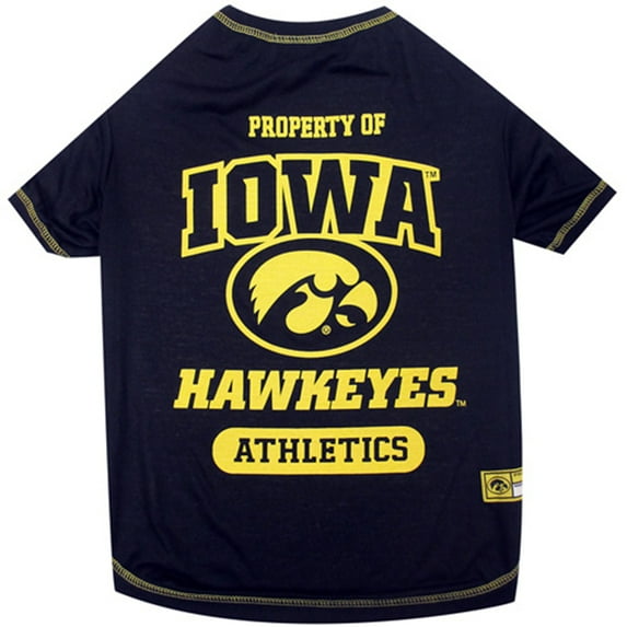 Pets First Collegiate Iowa Hawkeyes Pet Dog T-Shirt in 5 Sizes - Medium
