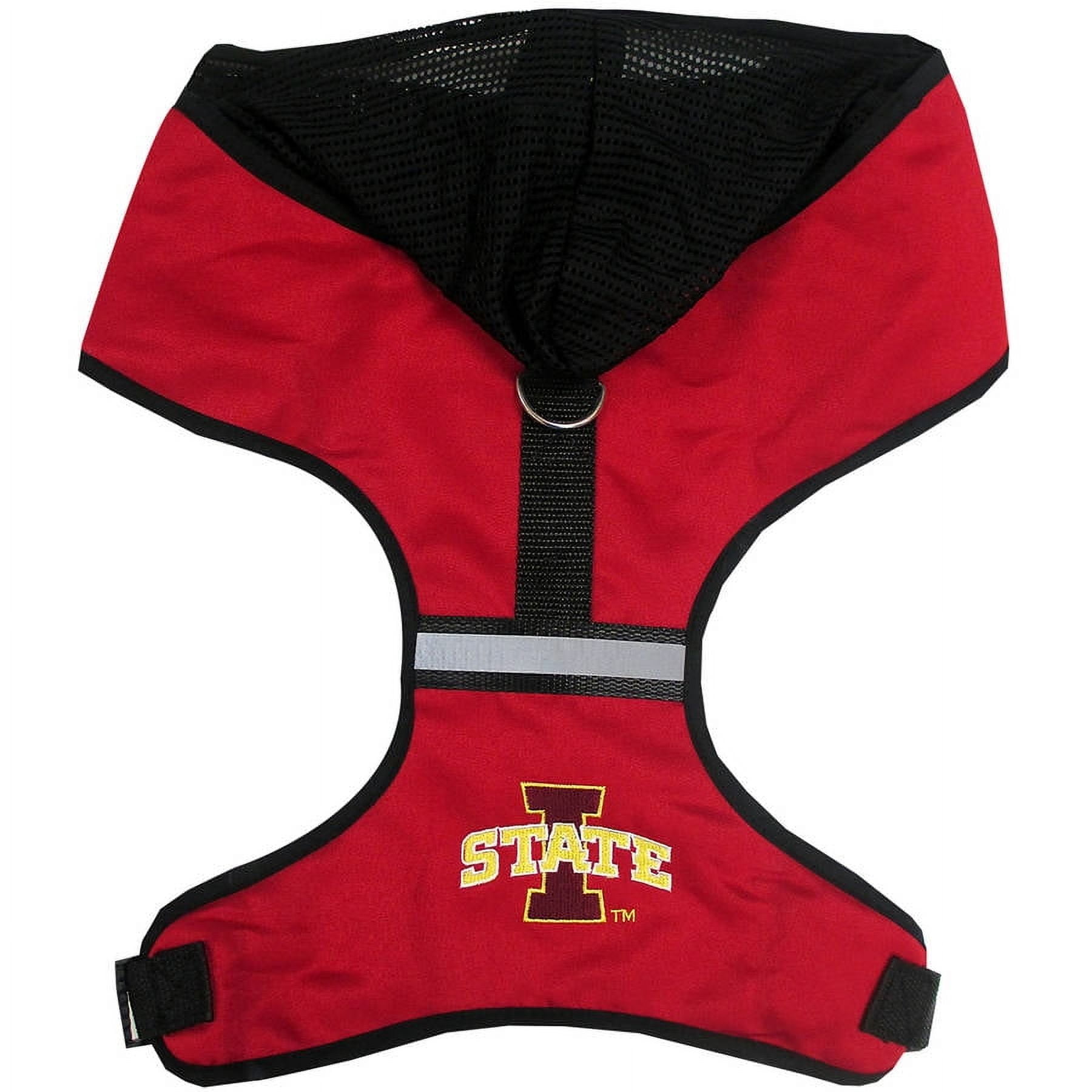 Pets First Collegiate Iowa State Cyclones Dog Harness - Football Pet Harness Vest - Dog Leash Harness - Adjustable - Small