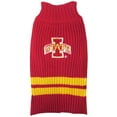 thumbnail image 1 of Pets First Collegiate Iowa State Cyclones Pet Dog Sweater - Licensed 100% Warm Acrylic knitted. 44 College Teams, 4 sizes, 1 of 3