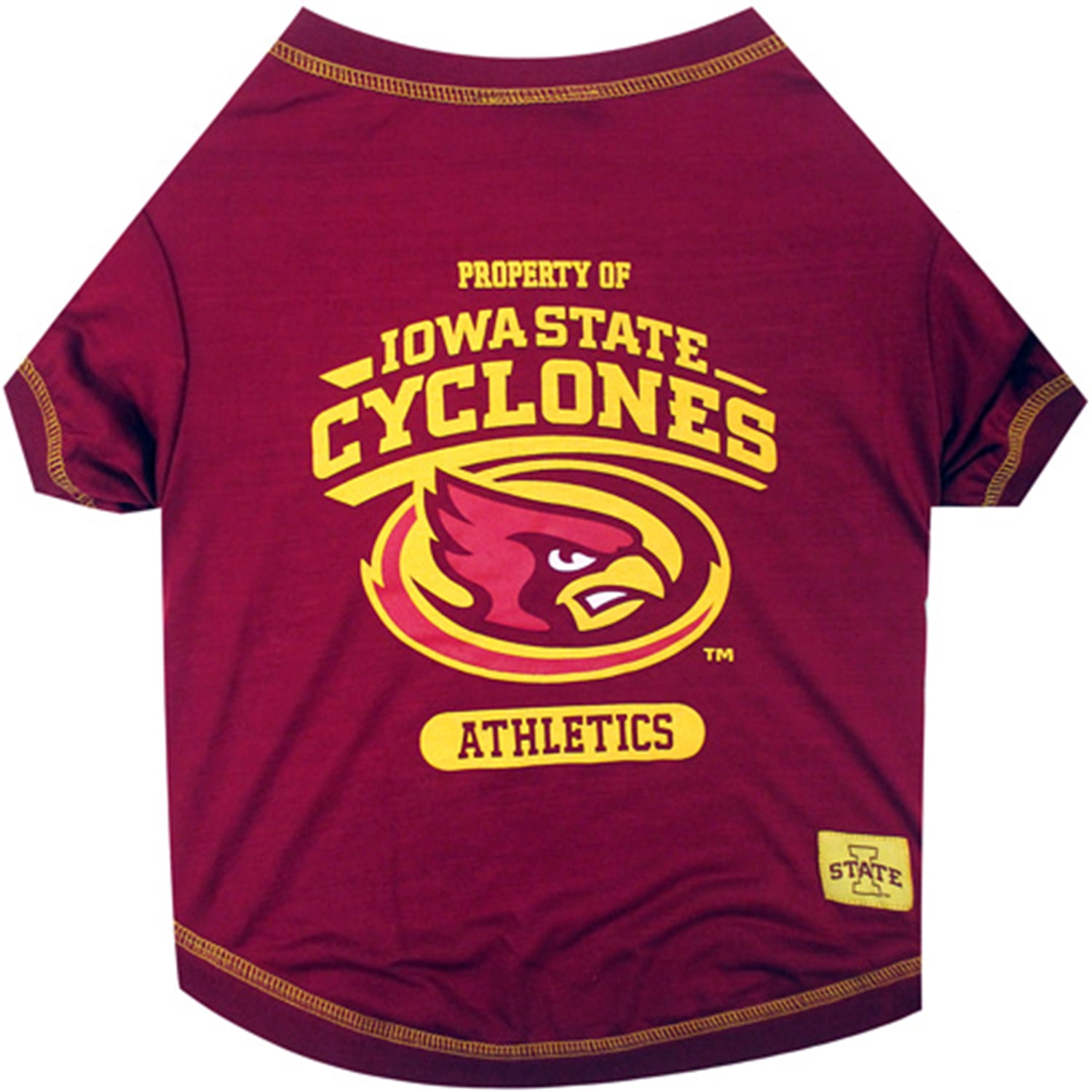 Pets First Collegiate Iowa State Cyclones Pet Dog T-Shirt in 5 Sizes - Large