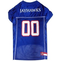 Pets First Collegiate Kansas Jayhawks Football/Basketball Mesh Jersey for Pet Dog. available in 40  Teams - Medium