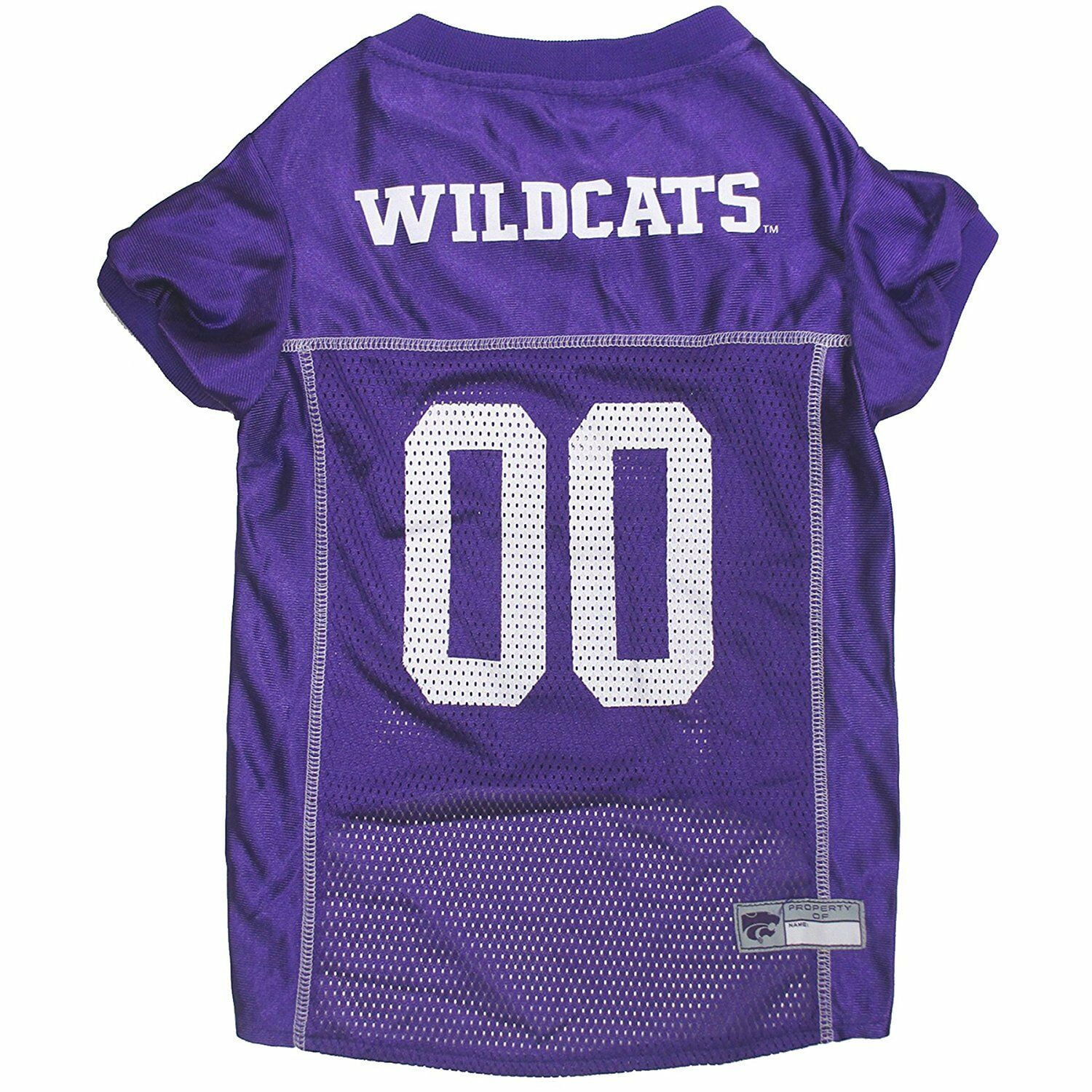 Pets First Collegiate Kansas State Wildcats Football/Basketball Mesh Jersey for Pet Dog. available in 40+ Teams - Extra Small