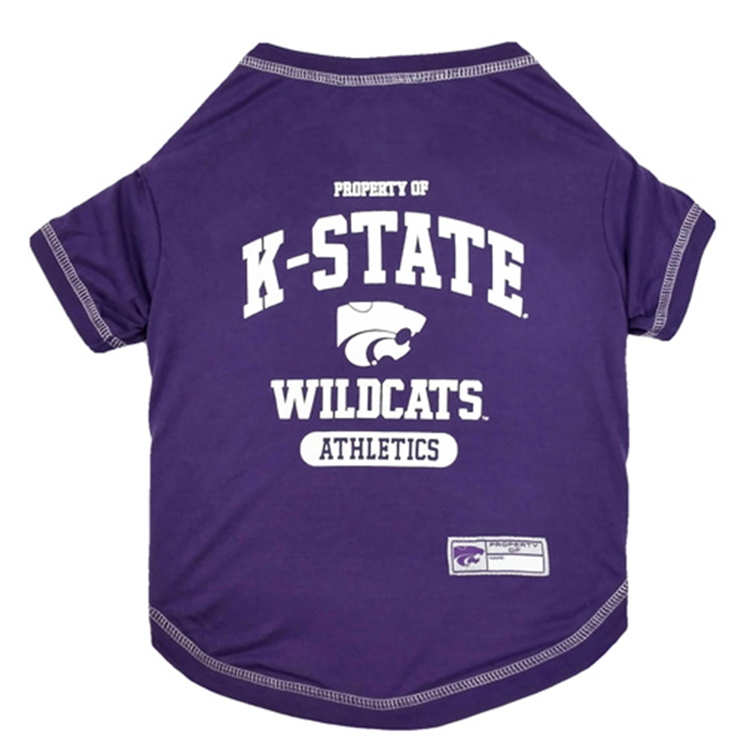Pets First Collegiate Kansas State Wildcats Pet Dog T-Shirt in 5 Sizes - Extra Large