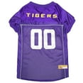 thumbnail image 1 of Pets First Collegiate LSU Tigers Football/Basketball Mesh Jersey for Pet Dog. available in 40+ Teams - Large, 1 of 6