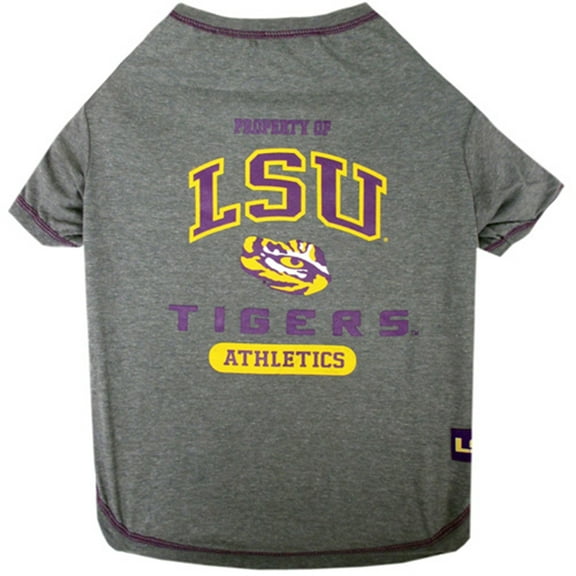 Pets First Collegiate LSU Tigers Pet Dog T-Shirt in 5 Sizes - Extra Small