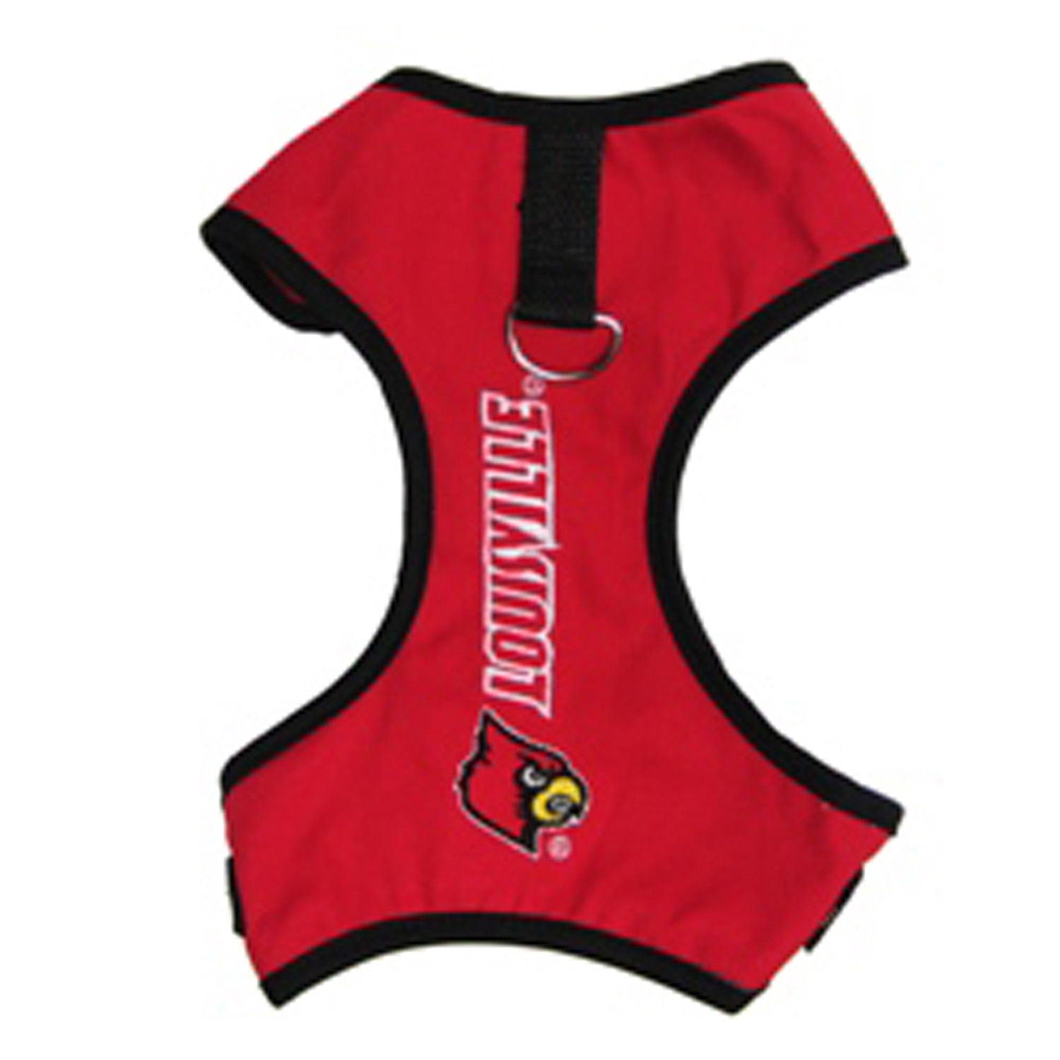 Pets First Collegiate Louisville Cardinals Dog Harness - Football Pet Harness Vest - Dog Leash Harness - Adjustable - Medium