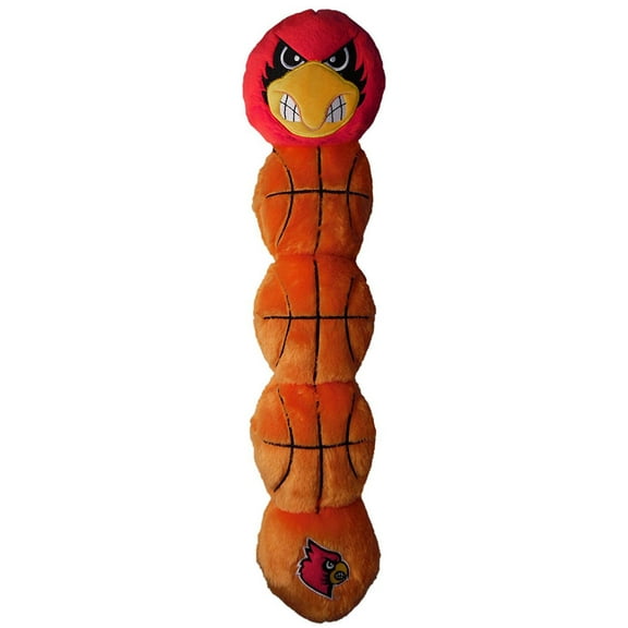 Pets First Collegiate Louisville Cardinals Mascot Dog Toy. Licensed, Durable Plush, with 5 SQUEAKERS. BEST PET FAN TOY