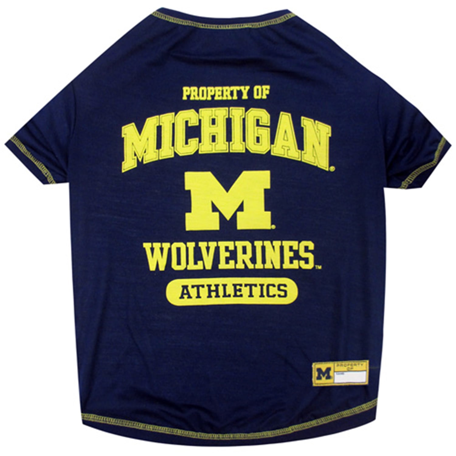Pets First Collegiate Michigan Wolverines Pet Dog T-Shirt in 5 Sizes - Extra Large