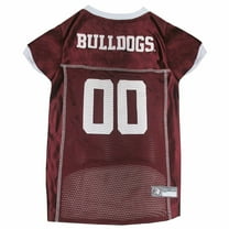 Pets First Collegiate Mississippi State Bulldogs Football/Basketball Mesh Jersey for Pet Dog. available in 40  Teams - Medium
