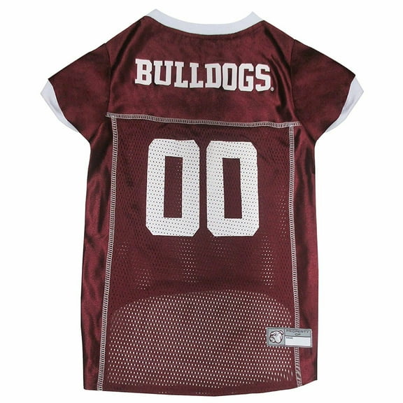 Pets First Collegiate Mississippi State Bulldogs Football/Basketball Mesh Jersey for Pet Dog. available in 40+ Teams - Medium