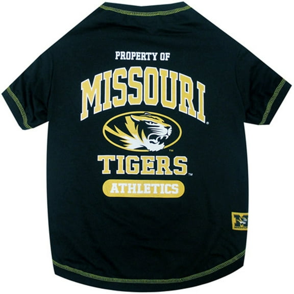 Pets First Collegiate Missouri Tigers Pet Dog T-Shirt in 5 Sizes - Medium