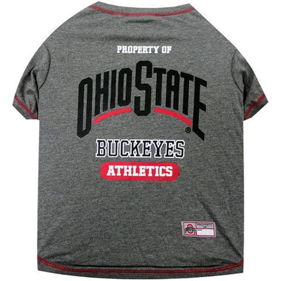 Pets First Collegiate Ohio State Buckeyes Pet Dog T-Shirt in 5 Sizes - Medium