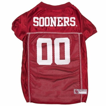 Pets First Collegiate Oklahoma Sooners Football/Basketball Mesh Jersey for Pet Dog. available in 40+ Teams - Medium