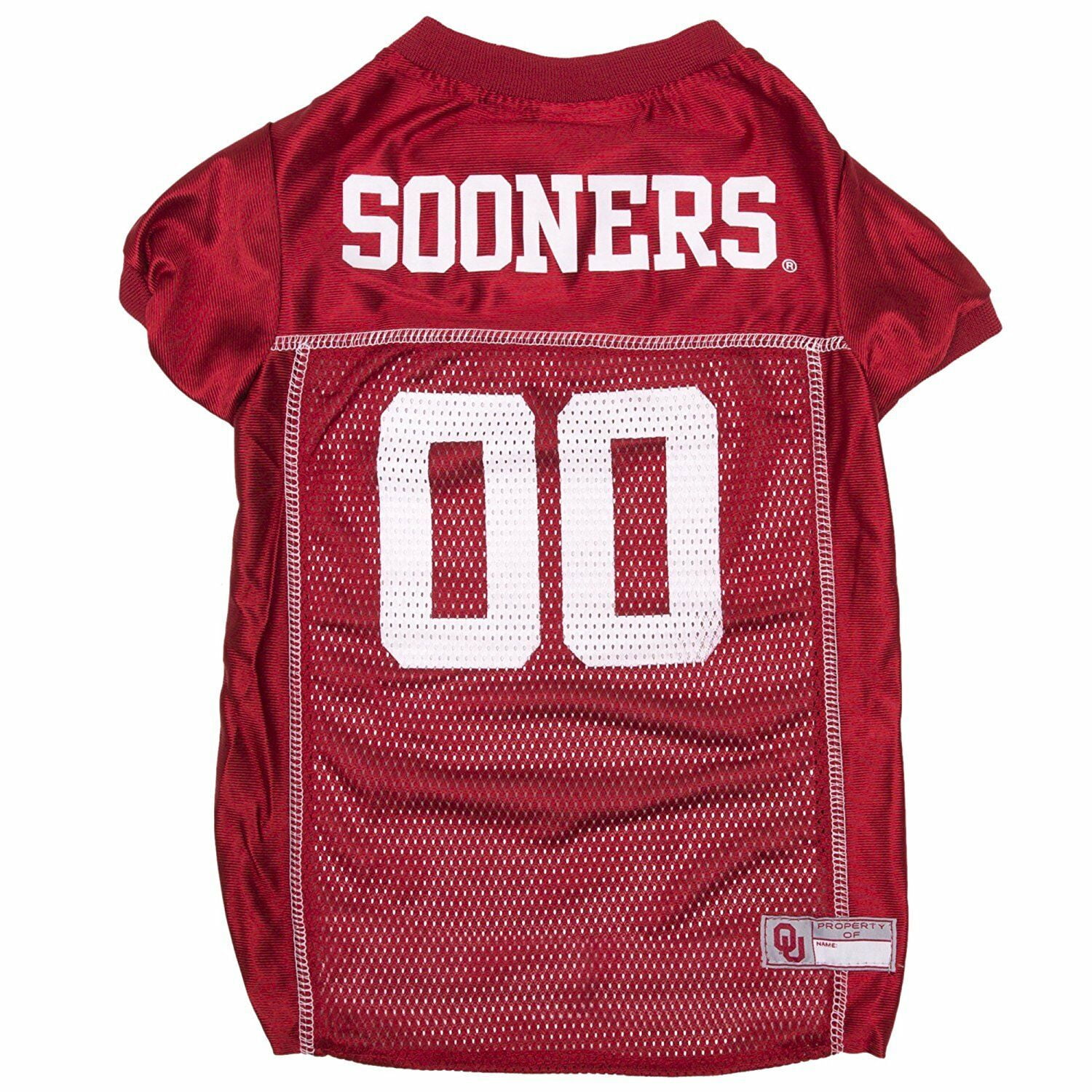 Pets First Collegiate Oklahoma Sooners Football/Basketball Mesh Jersey for Pet Dog. available in 40+ Teams - Small