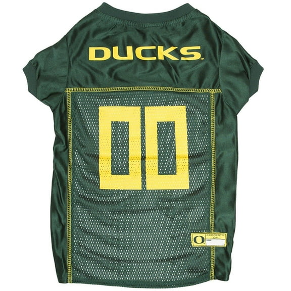 Pets First Collegiate Oregon Ducks Football/Basketball Mesh Jersey for Pet Dog. available in 40+ Teams - Extra Large