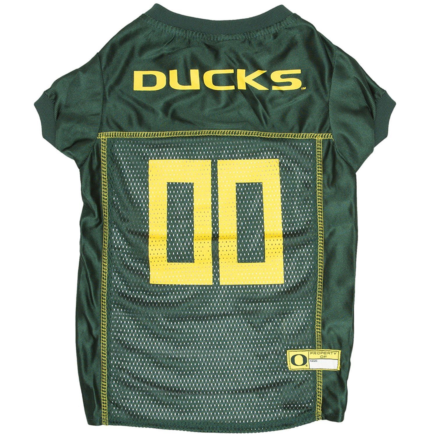 Pets First Collegiate Oregon Ducks Football Basketball Mesh Jersey