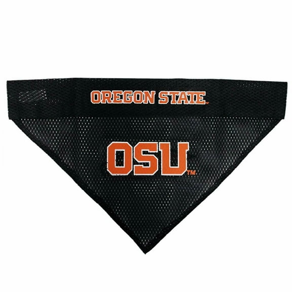 Pets First Collegiate Oregon State Beavers Reversible Bandana - Home & Away Mesh & Premium Embroidery for DOGS & CATS