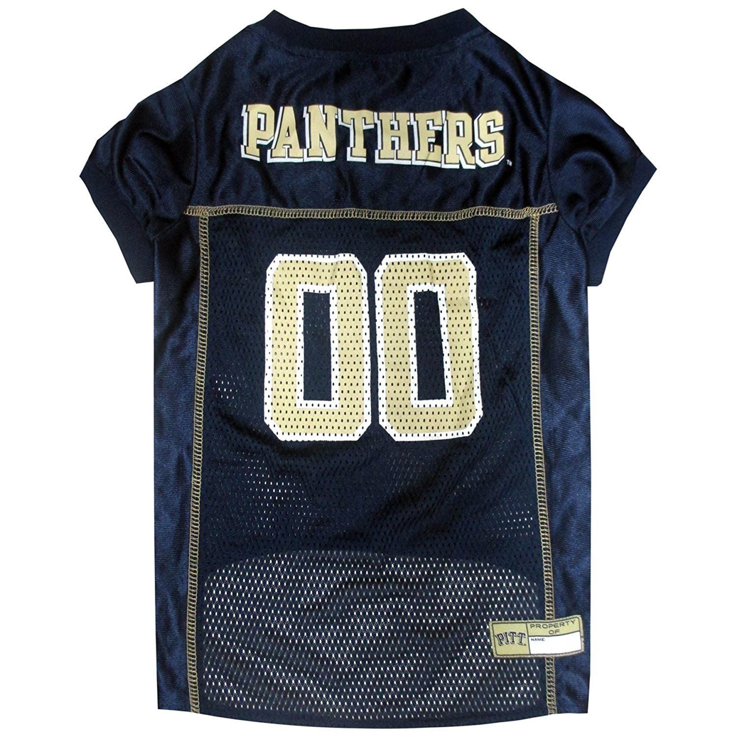 Pets First Collegiate Pittsburgh Panthers Football/Basketball Mesh Jersey for Pet Dog. available in 40+ Teams - Extra Large