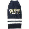 thumbnail image 1 of Pets First Collegiate Pittsburgh Panthers Pet Dog Sweater - Licensed 100% Warm Acrylic knitted. 44 College Teams, 4 sizes, 1 of 3