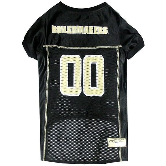Pets First Collegiate Purdue Boilermakers Football/Basketball Mesh Jersey for Pet Dog. available in 40+ Teams - Medium