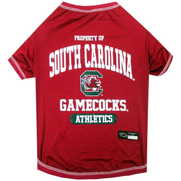 Pets First Collegiate South Carolina Gamecocks Pet Dog T-Shirt in 5 Sizes - Extra Large