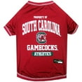 thumbnail image 1 of Pets First Collegiate South Carolina Gamecocks Pet Dog T-Shirt in 5 Sizes - Small, 1 of 3