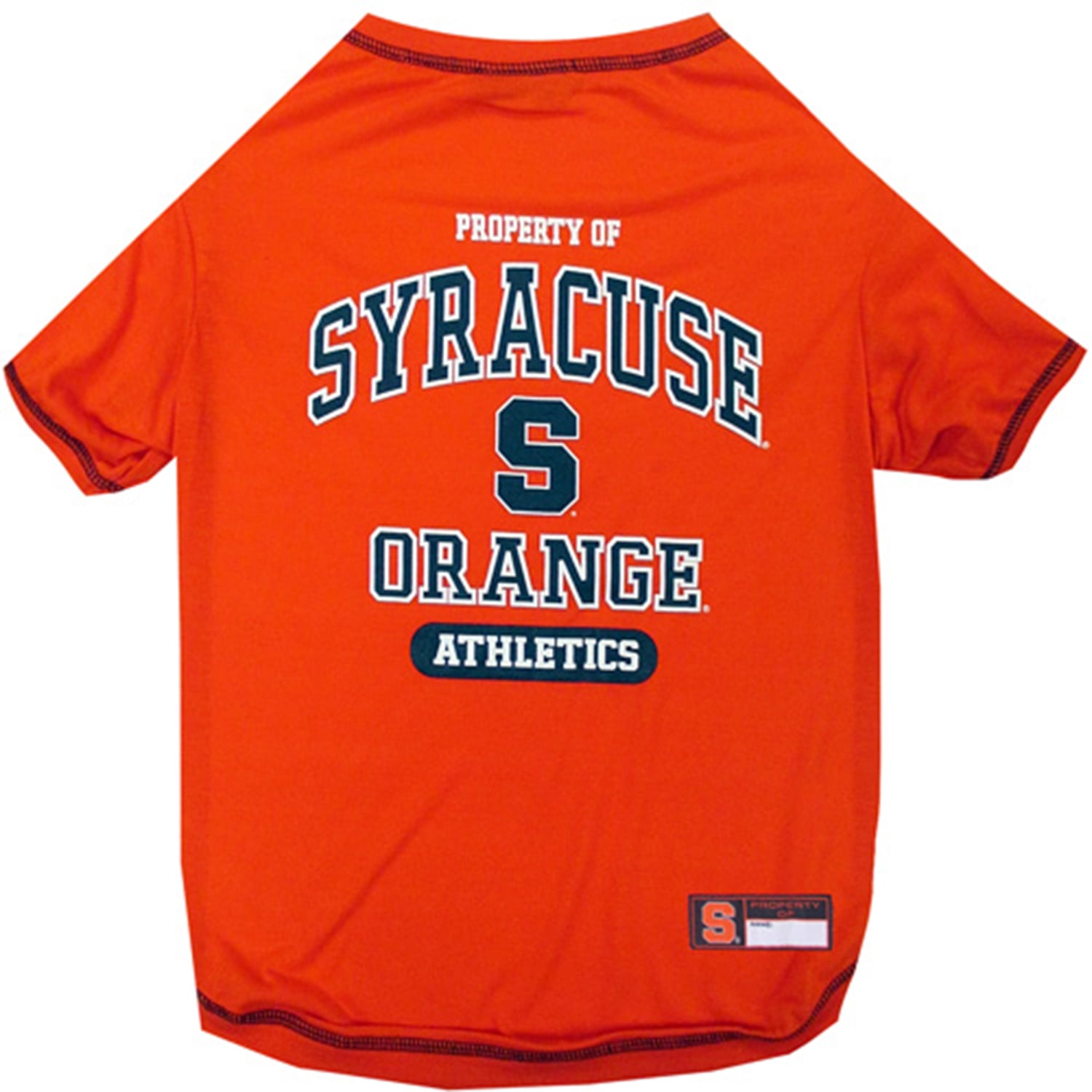 Pets First Collegiate Syracuse Orange Pet Dog T-Shirt in 5 Sizes - Extra Large