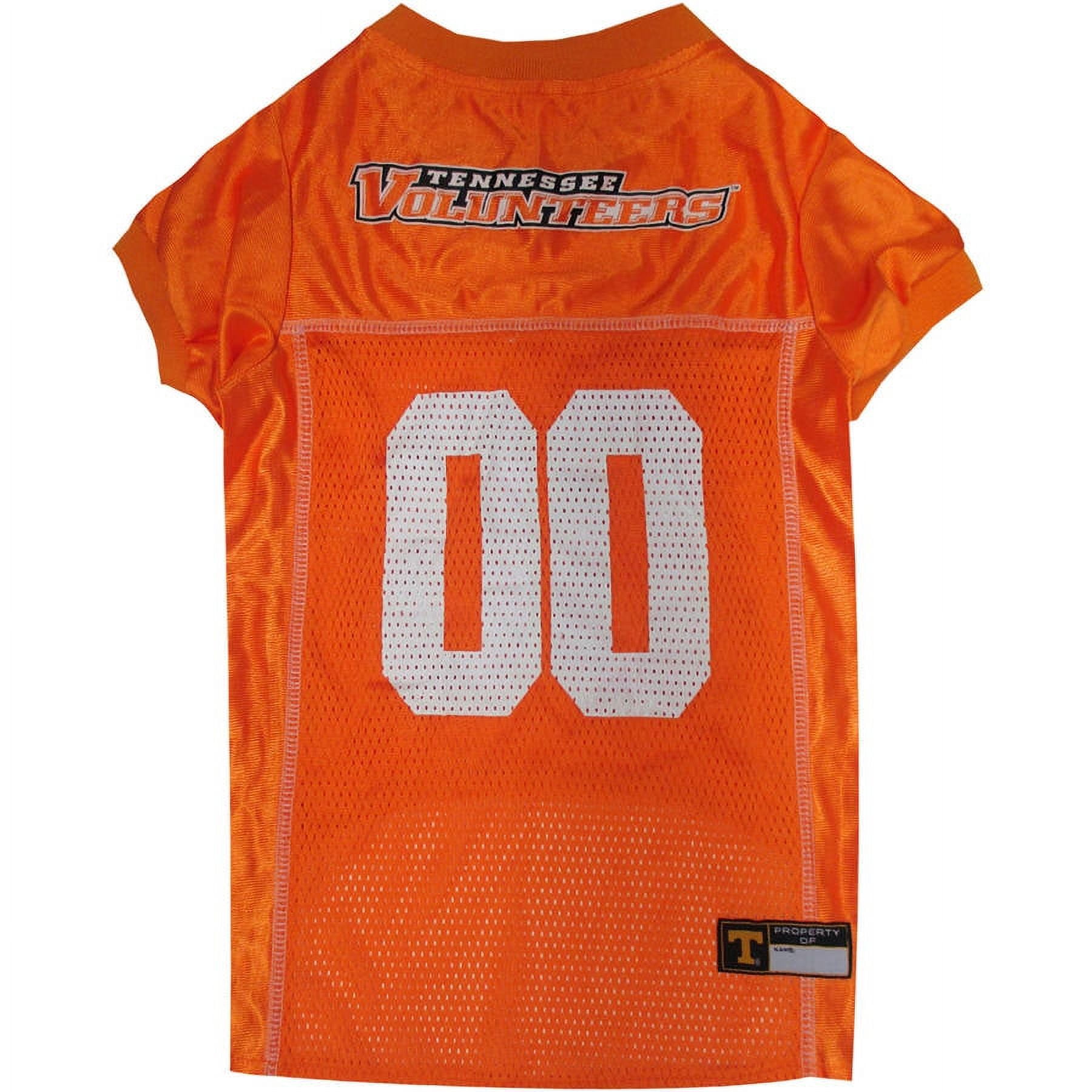Pets First Collegiate Tennessee Volunteers Football/Basketball Mesh Jersey for Pet Dog. available in 40+ Teams - Extra Small