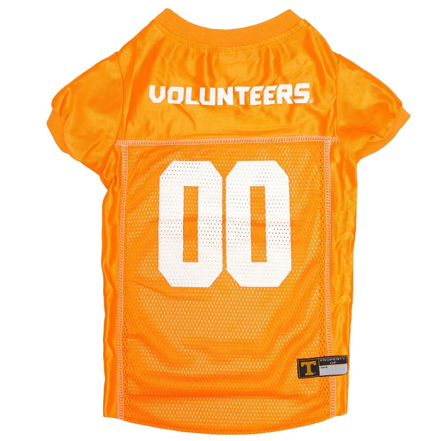 Pets First Collegiate Tennessee Volunteers Football/Basketball Mesh Jersey for Pet Dog. available in 40+ Teams - Large