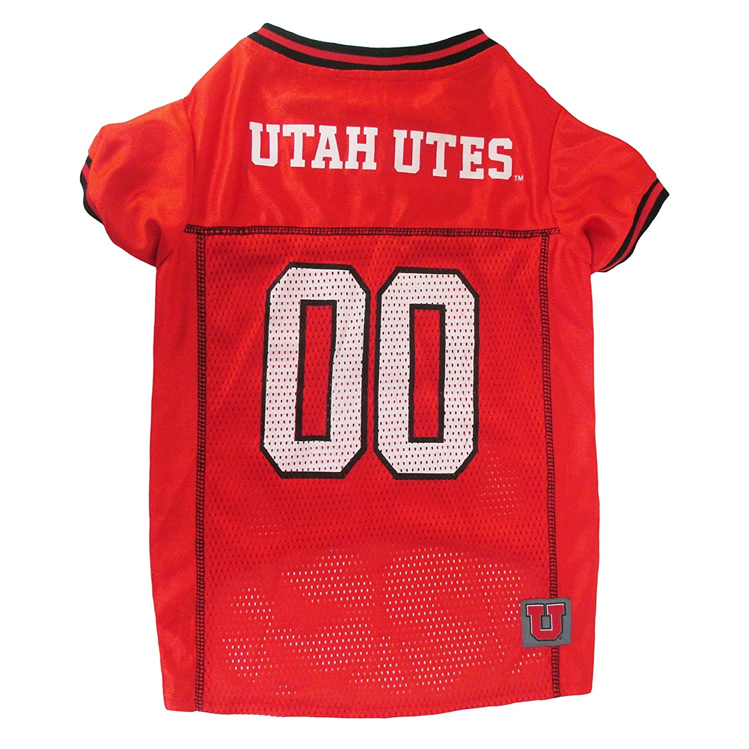 Pets First Collegiate Utah Utes Football/Basketball Mesh Jersey for Pet Dog. available in 40+ Teams - Extra Large