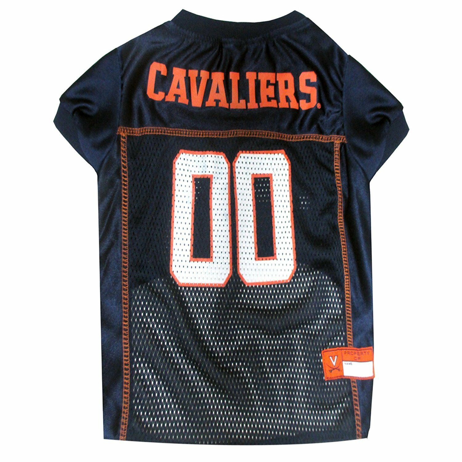 Pets First Collegiate Virginia Cavaliers Football/Basketball Mesh Jersey for Pet Dog. available in 40+ Teams - Small - image 1 of 6