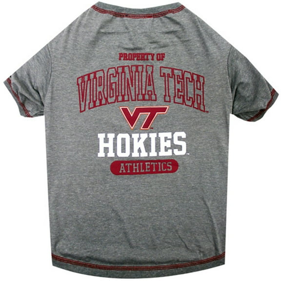 Pets First Collegiate Virginia Tech Hokies Pet Dog T-Shirt in 5 Sizes - Medium