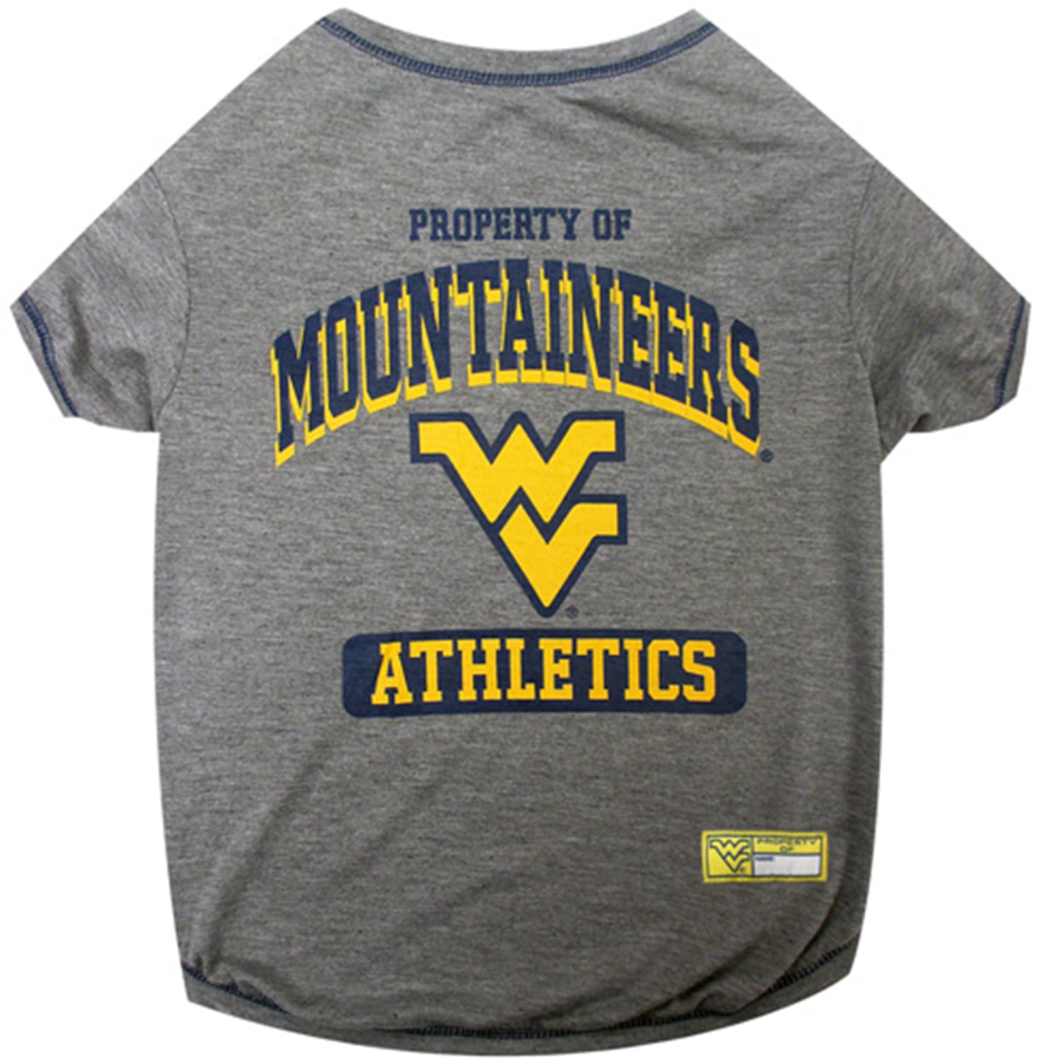 Pets First Collegiate West Virginia Mountaineers Pet Dog T-Shirt in 5 Sizes - Extra Small