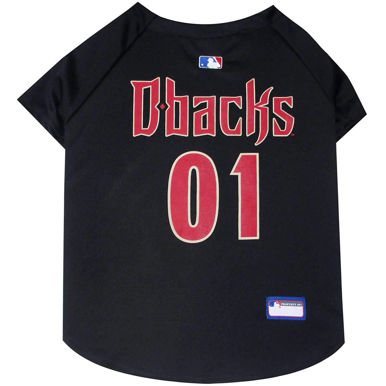 Pets First MLB Arizona Diamondbacks Mesh Jersey for Dogs and Cats - Licensed Soft Poly-Cotton Sports Jersey - Large