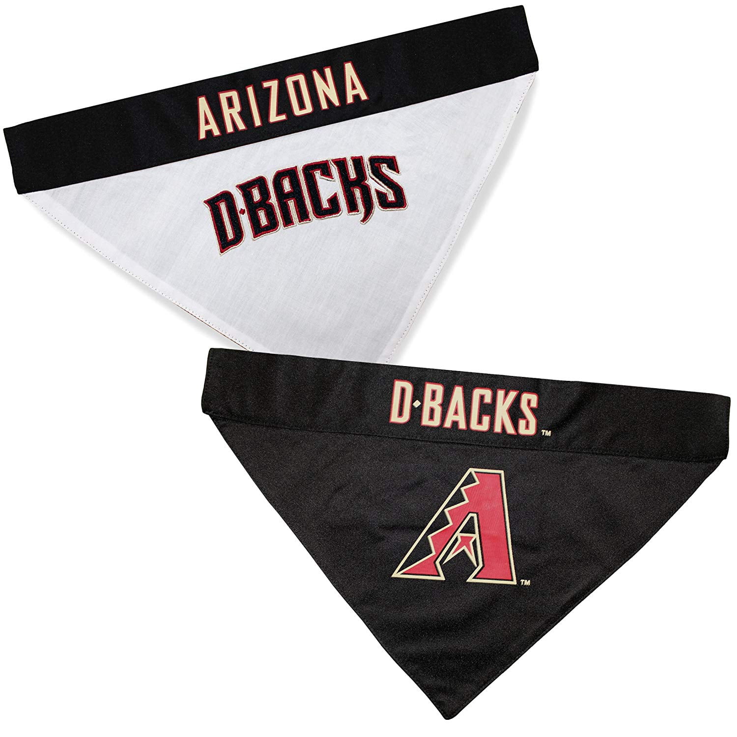 Pets First MLB Arizona Diamondbacks Reversible Bandana - Dual-Sided Bandana for Cats & Dogs